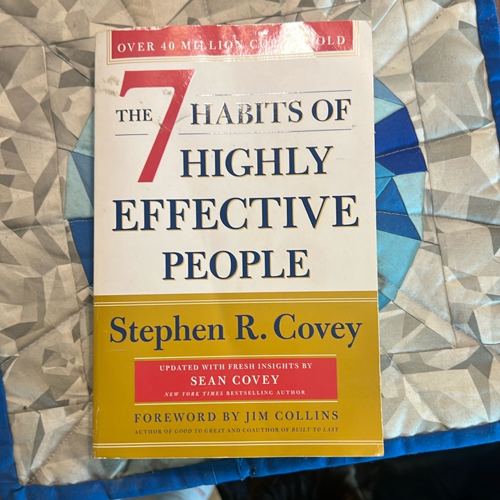The 7 Habits of Highly Effective People by Stephen R Covey